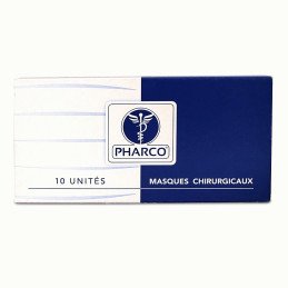 Pharco Masque Chirurgical Boîte de 10 Unités