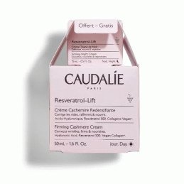 Caudalie Resvératrol-Lift Offre Duo Crème Cachemire Redensifiante 50 ml + Crème Tisane de Nuit 15 ml