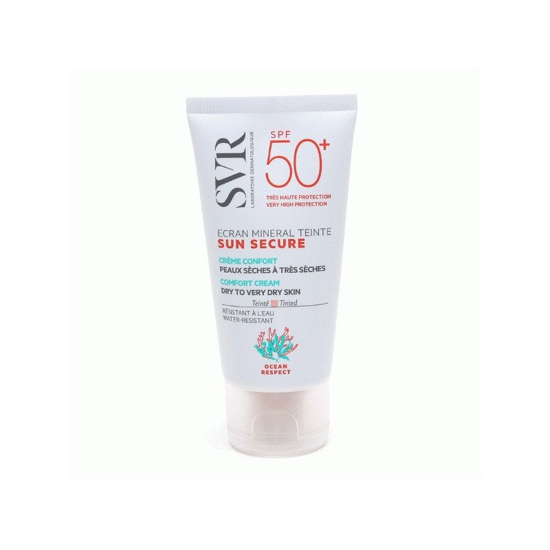 SVR Sun Secure ÉCRAN Mineral Teinté Peaux Sèches SPF 50+ 60 g