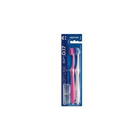 Curasept Brosse à Dents Medium 017 Bi-Pack