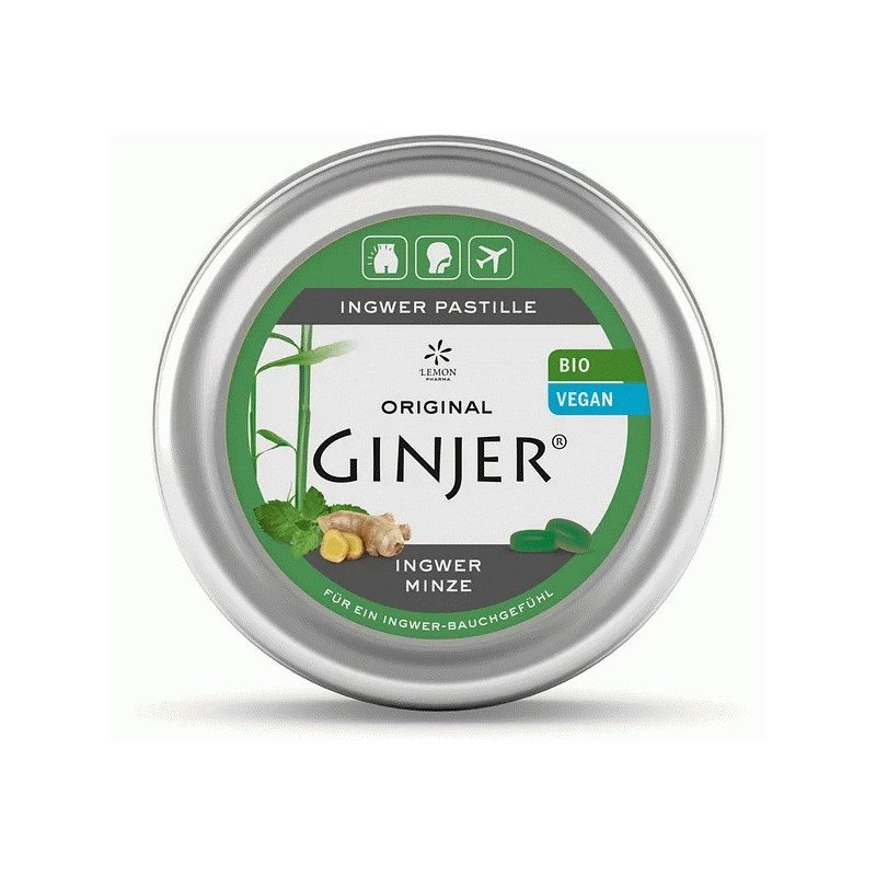 LEMON PHARMA Ginjer Pastilles Gingembre Menthe 40 G