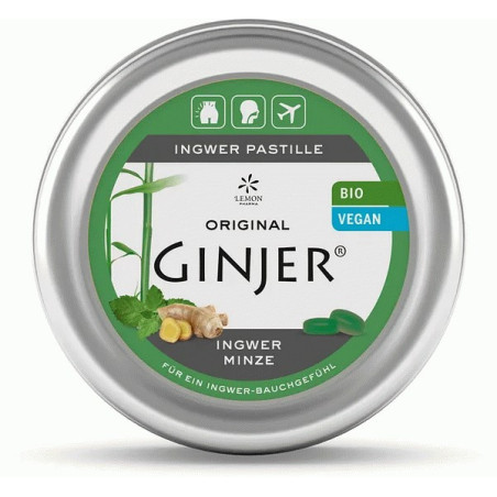 LEMON PHARMA Ginjer Pastilles Gingembre Menthe 40 G