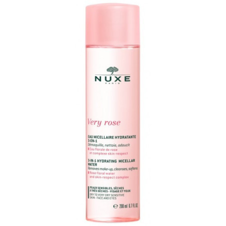 Nuxe Very Rose - Eau Démaquillante Peaux Sensibles Sèches à très sèches 200 ml
