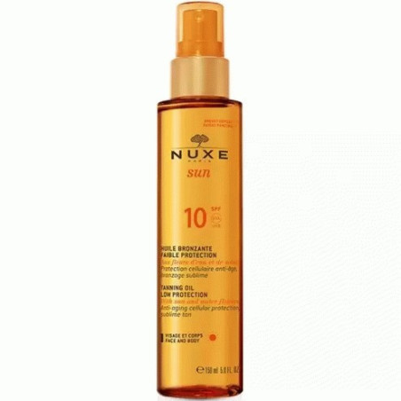 Nuxe Sun - Huile Bronzante Faible Protection  SPF 30 150 ml