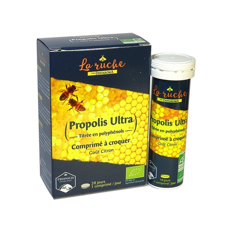 Dietaroma La ruche Propolis à croquer 20 comprimés