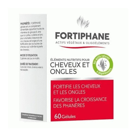 FORTIPHANE 60 GÉLULES CHEVEUX & ONGLES