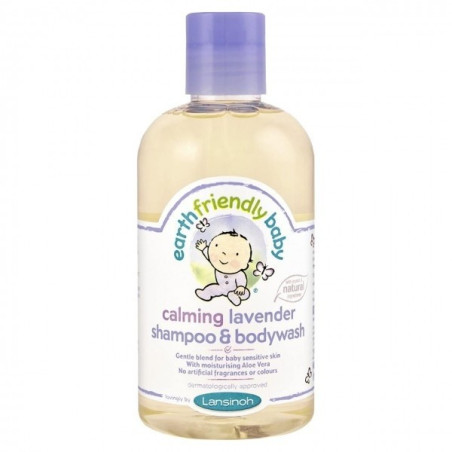 Lansinoh Shampooing et Gel lavant BIO à la lavande 250 ml