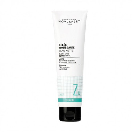 NOVEXPERT GELEE MOUSSANTE PEAU NETTE TRIO-ZINC 150 g