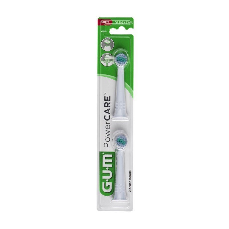 GUM PowerCare 4210 Recharges Brosse à Dents x2