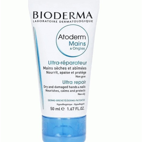 BIODERMA ATODERM Crème mains et ongles 50 ml