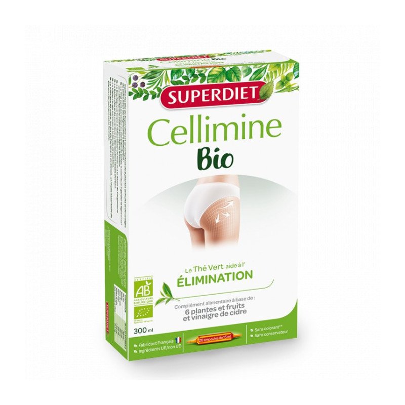 Super Diet Cellimine Minceur 20 Ampoules x 15 ml