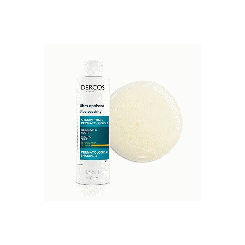 DERCOS ULTRA APAISANT Shampooing Cheveux Secs 200 ml