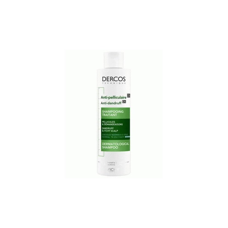 DERCOS Shampooing antipelliculaire cheveux gras 200 ml