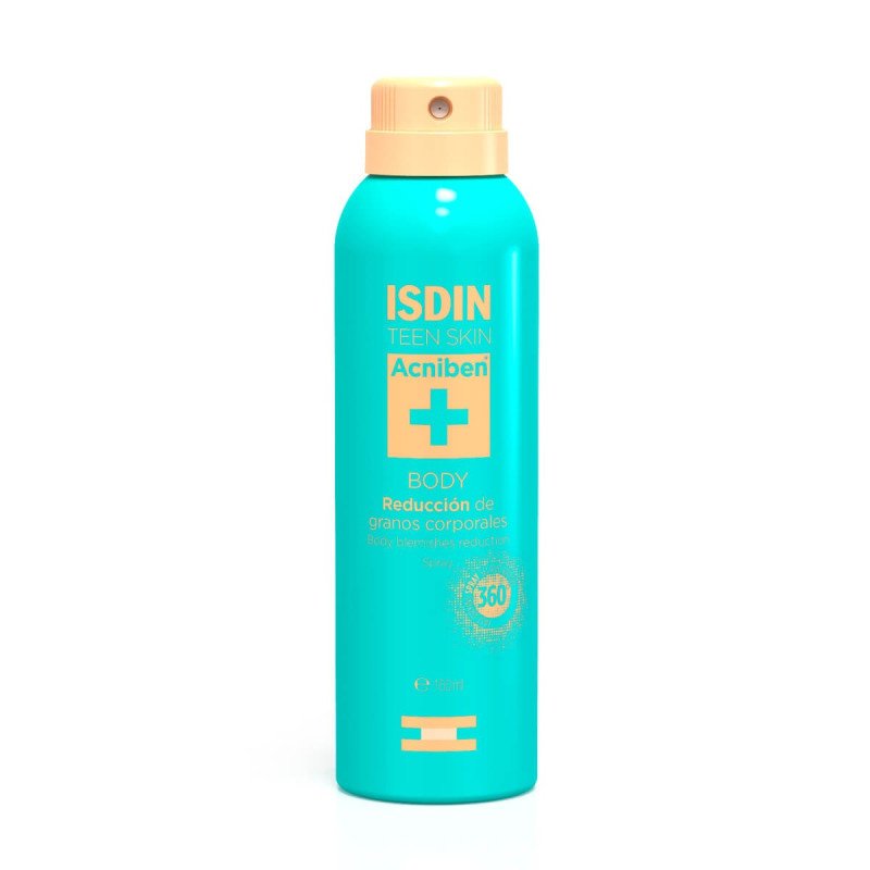 ISDIN TEEN SKIN ACNIBEN + SPRAY BOUTONS DU CORPS 150 ML