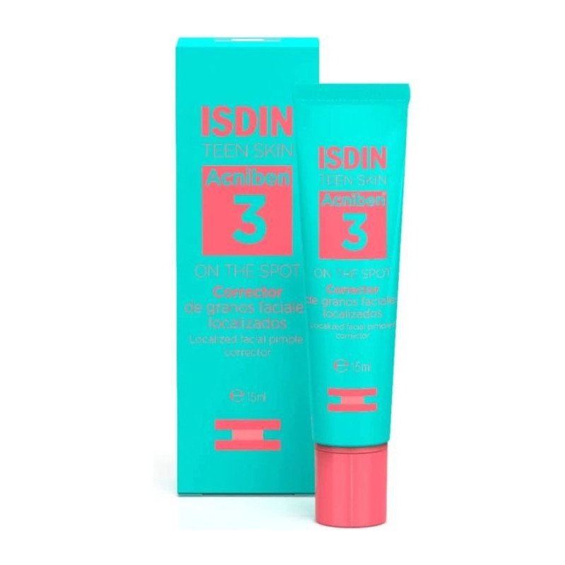 ISDIN TEEN SKIN ACNIBEN 3 ON THE SPOT CORRECTEUR LOCALISER 15 ML