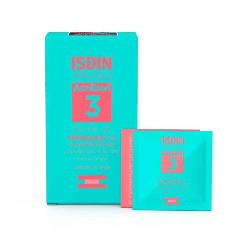 ISDIN TEEN SKIN ACNIBEN 3 ON THE GO MINIMISEUR D'IMPERFECTIONS