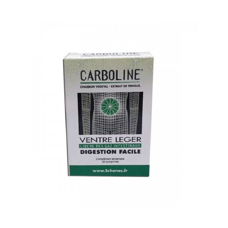 BIOFAR CARBOLINE VENTRE LEGER 30 COMPRIMES