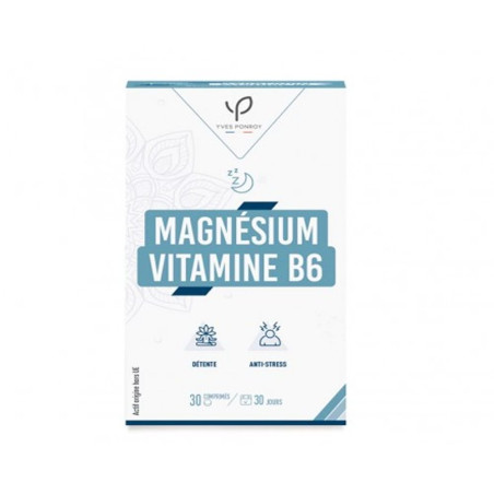 Yves Ponroy Magnésium Vitamine B6 30 Comprimés