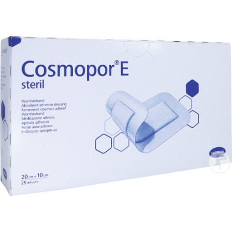 HARTMANN Cosmopor® E STÉRILE PANSEMENT ADHÉSIF 20 X 10 CM Boite de 25 unités