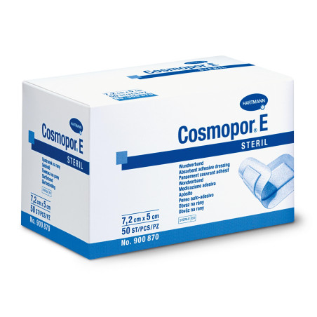 HARTMANN Cosmopor® E STÉRILE PANSEMENT ADHÉSIF 7,2 X 5 CM Boite de 50 unités