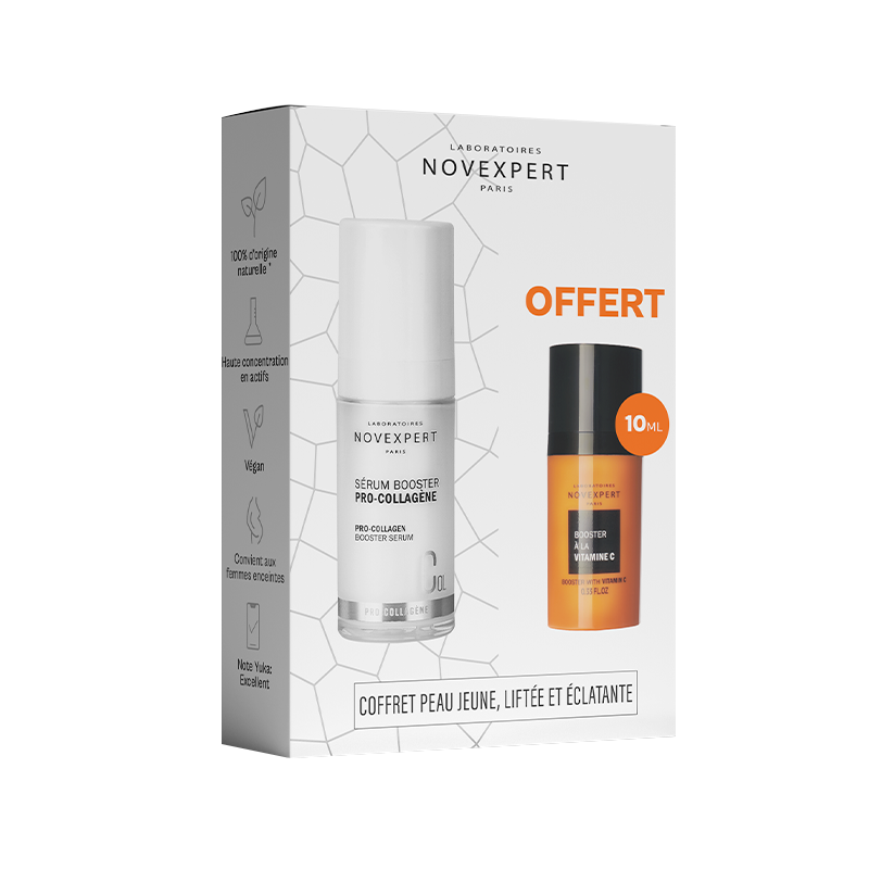 Novexpert Coffret Booster Pro Collagene + Mini Booster Vitamine C offert