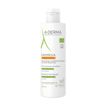 A-DERMA EXOMEGA CONTROL GEL MOUSSANT EMOLLIENT 500 ML