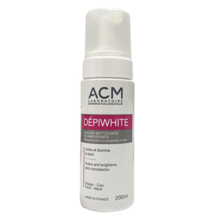 ACM Dépiwhite Mousse Nettoyante Éclaircissante 200 ml