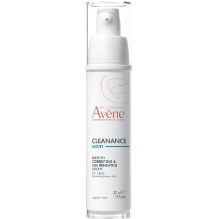 Eau Thermale Avène Cleanance WOMEN Soin Nuit Lissant 30 ml