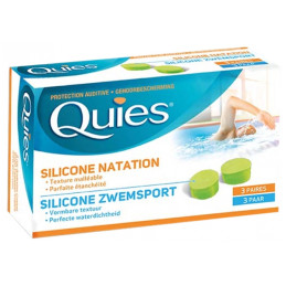 QUIES SILICONE NATATION ADULTE 3 Paires