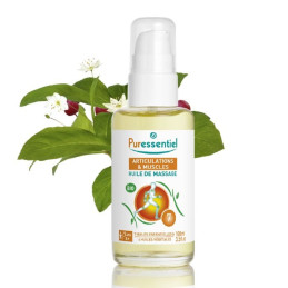 PURESSENTIEL ARTICULATIONS & MUSCLES HUILE DE MASSAGE BIO EFFORT MUSCULAIRE ARNICA / GAULTHÉRIE 100 ML