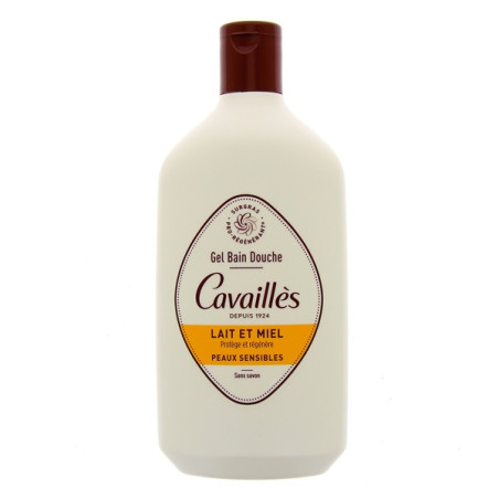ROGÉ CAVAILLÈS GEL BAIN ET DOUCHE SURGRAS ACTIF LAIT ET MIEL 400 ML