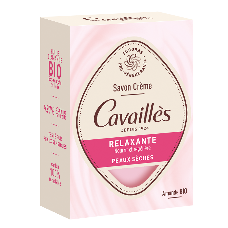 Rogé cavailles Savon Crème Relaxante peaux sèches 100 G