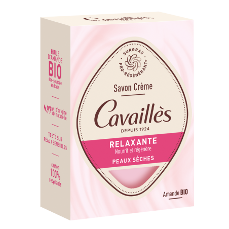 Rogé cavailles Savon Crème Relaxante peaux sèches 100 G