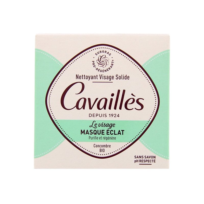 Rogé Cavaillès Nettoyant Visage Solide Masque Eclat 70 G