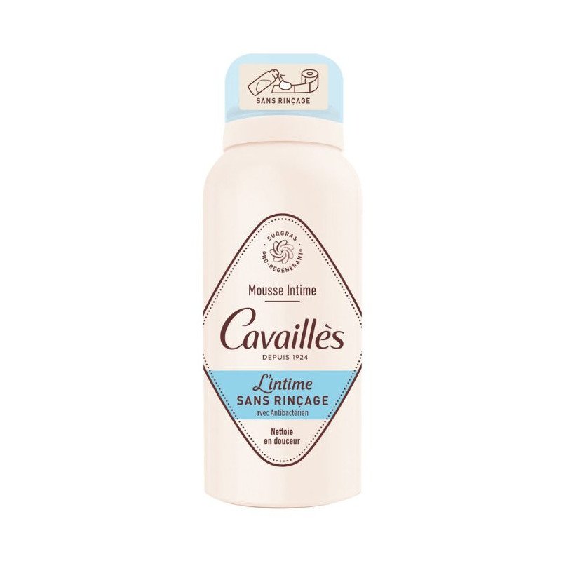 ROGÉ CAVAILLÈS MOUSSE INTIME SANS RINCAGE AVEC ANTIBACTERIEN 100 ML