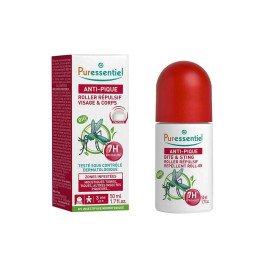 PURESSENTIEL ANTI-PIQUE ROLLER RÉPULSIF 7 H 50 ML