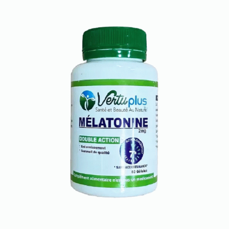 VERTUPLUS Mélatonine 2mg 60 Gel.