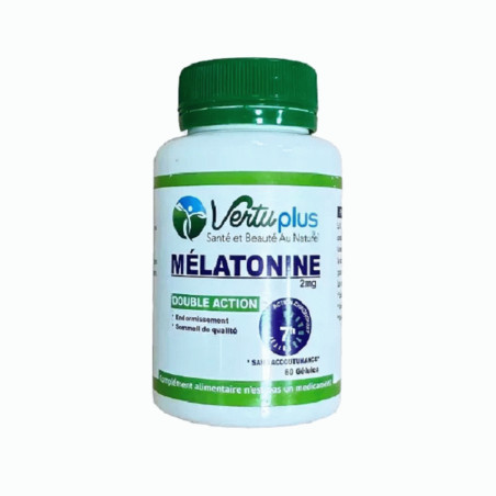 VERTUPLUS Mélatonine 2mg 60 Gel.