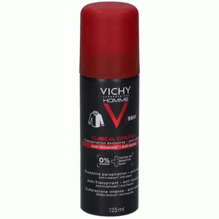 Vichy Homme Déodorant Aerosol Clinical Control Spray 96h 125 ml